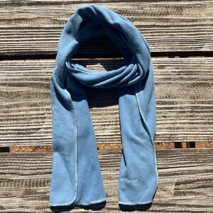 Vintage Y2K Patagonia Sky Blue Fleece Scarf | Synchilla Soft Winter Outdoor Gear